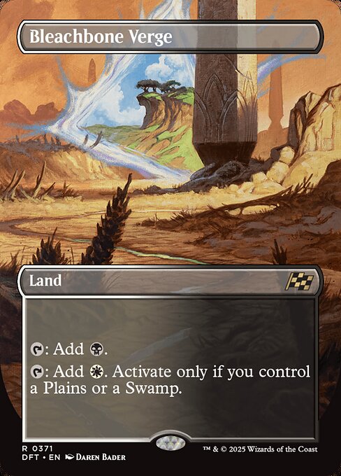 Aetherdrift - 371 - Bleachbone Verge - Rare - C - Non-foil