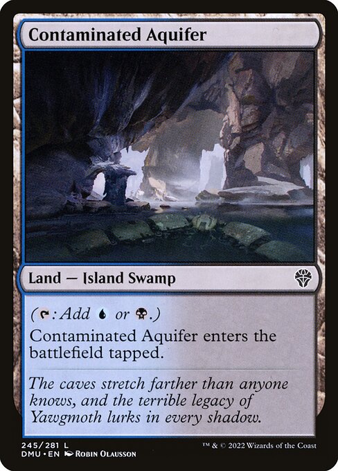 Dominaria United - 245 - Contaminated Aquifer - Common - C - Non-foil