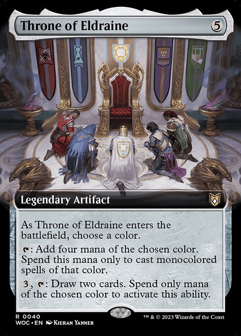 Wilds of Eldraine Commander - 40 - Throne of Eldraine - Rare - C - Foil