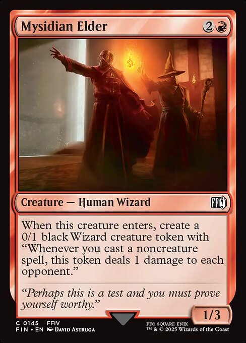 Final Fantasy - 145 - Mysidian Elder - Common - R - Foil