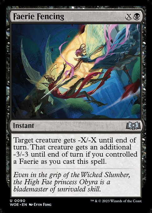 Wilds of Eldraine - 90 - Faerie Fencing - Uncommon - B - Non-foil