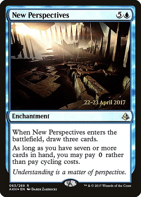 Amonkhet Promos - 63s - New Perspectives - Rare - U - Foil - Datestamped Promo