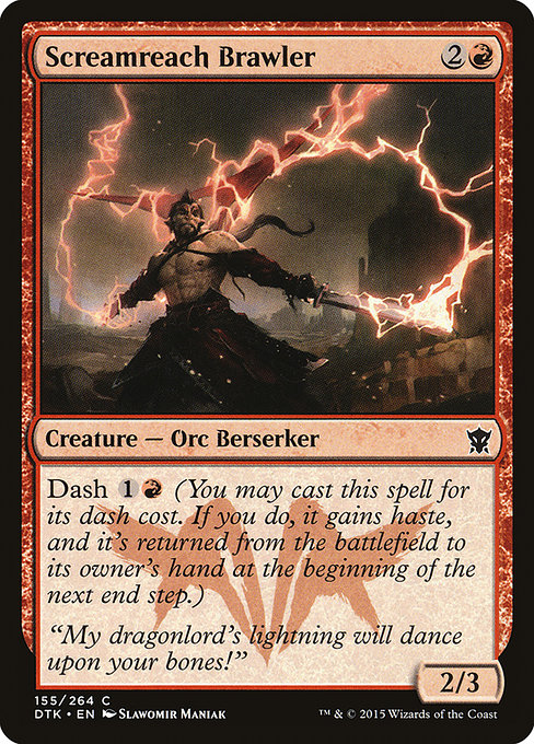 Dragons of Tarkir - 155 - Screamreach Brawler - Common - R - Non-foil