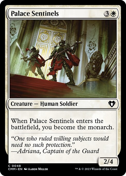 Commander Masters - 48 - Palace Sentinels - Common - W - Non-foil