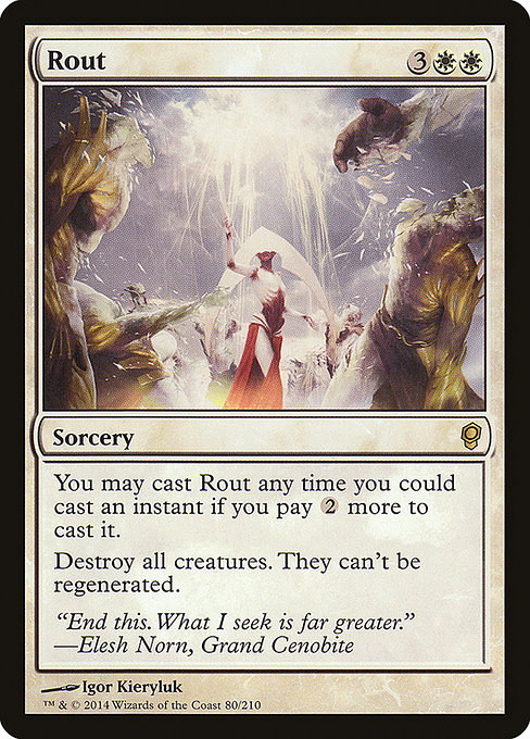 Conspiracy - 80 - Rout - Rare - W - Non-foil