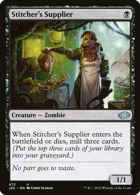 Jumpstart 2022 - 472 - Stitcher's Supplier - Uncommon - B - Non-foil