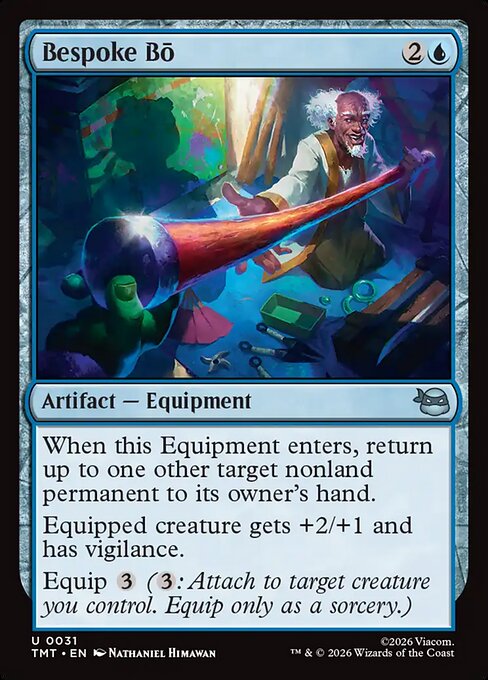 Teenage Mutant Ninja Turtles - 31 - Bespoke Bō - Uncommon - U - Non-foil