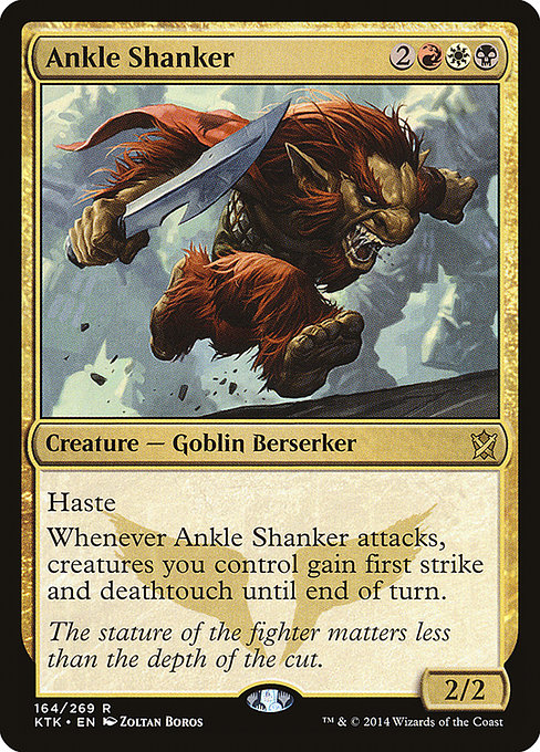 Khans of Tarkir - 164 - Ankle Shanker - Rare - Multi - Non-foil