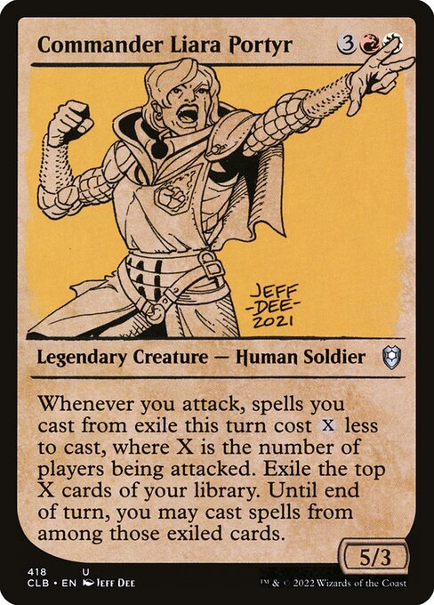 Commander Legends: Battle for Baldur's Gate - 418 - Commander Liara Portyr - Uncommon - WR - Non-foil