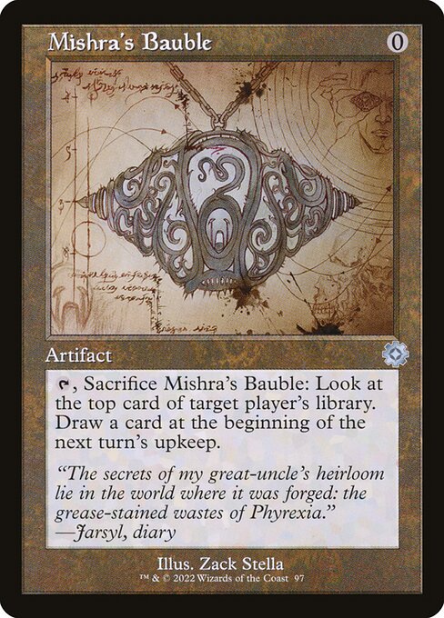 The Brothers' War Retro Artifacts - 97 - Mishra's Bauble - Uncommon - C - Foil