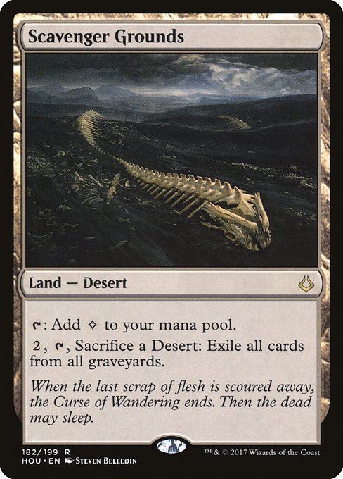 Hour of Devastation - 182 - Scavenger Grounds - Rare - C - Non-foil