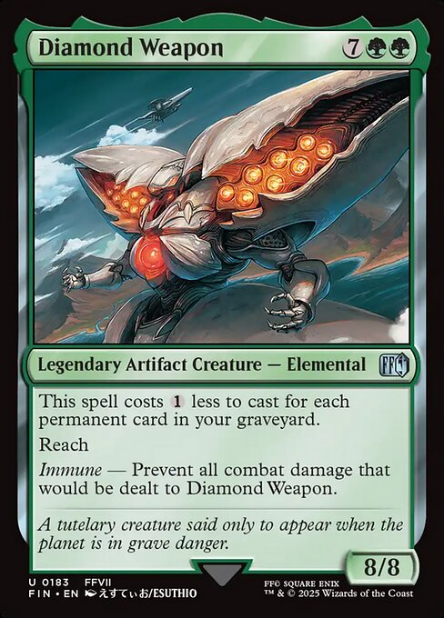 Final Fantasy - 183 - Diamond Weapon - Uncommon - G - Foil