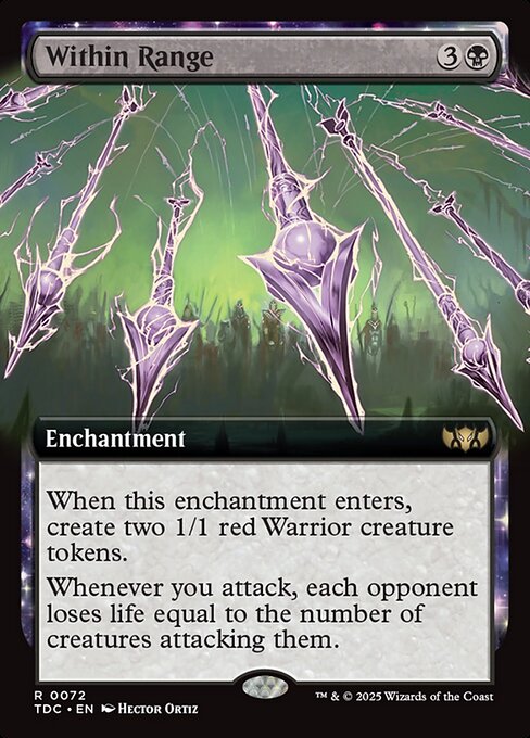 Tarkir: Dragonstorm Commander - 72 - Within Range - Rare - B - Non-foil - Promo
