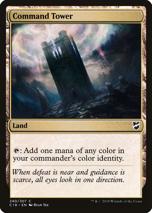 Commander 2018 - 240 - Command Tower - Common - C - Non-foil