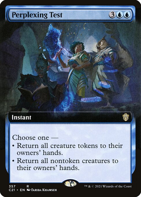 Commander 2021 - 357 - Perplexing Test - Rare - U - Non-foil