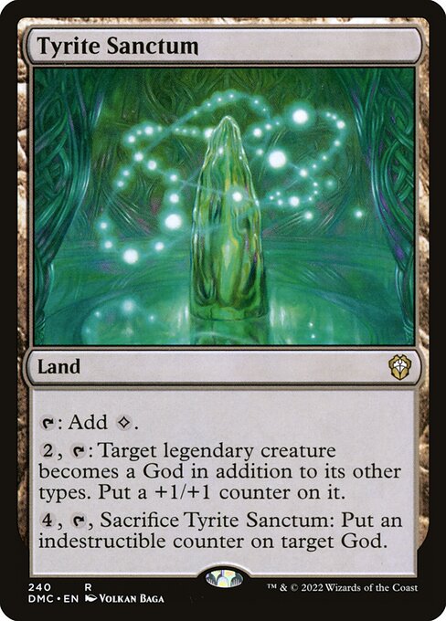 Dominaria United Commander - 240 - Tyrite Sanctum - Rare - C - Non-foil