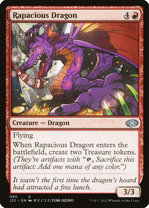 Jumpstart 2022 - 80 - Rapacious Dragon - Uncommon - R - Non-foil