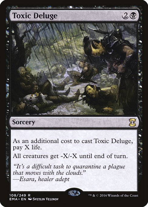 Eternal Masters - 108 - Toxic Deluge - Rare - B - Non-foil