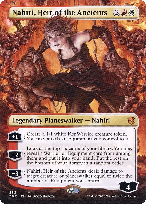 Zendikar Rising - 282 - Nahiri, Heir of the Ancients - Mythic - WR - Non-foil