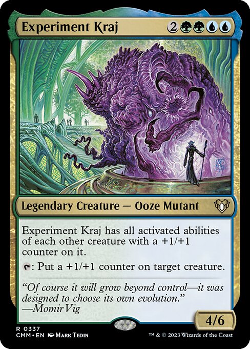 Commander Masters - 337 - Experiment Kraj - Rare - UG - Non-foil
