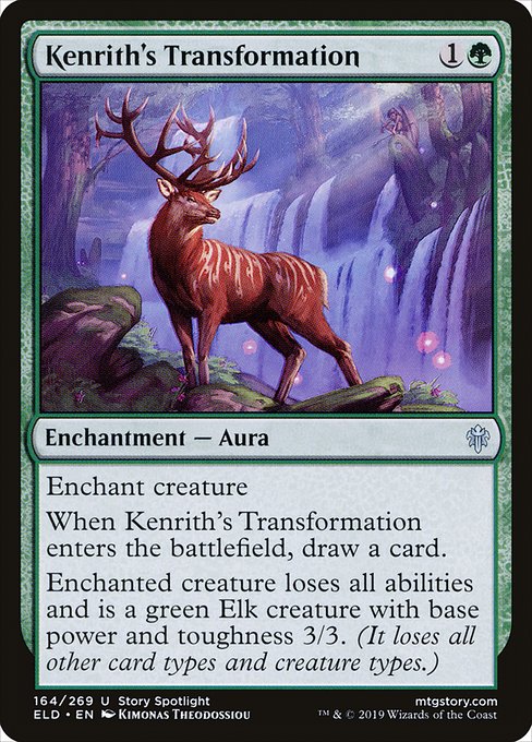 Throne of Eldraine - 164 - Kenrith's Transformation - Uncommon - G - Non-foil