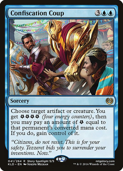 Kaladesh - 41 - Confiscation Coup - Rare - U - Non-foil