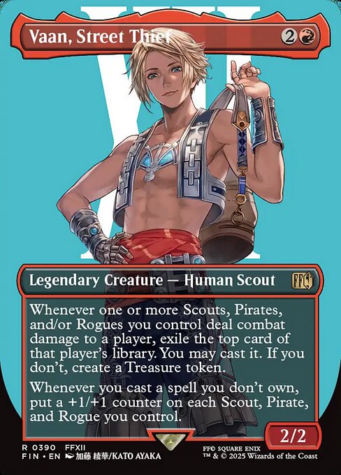Final Fantasy - 390 - Vaan, Street Thief - Rare - R - Non-foil