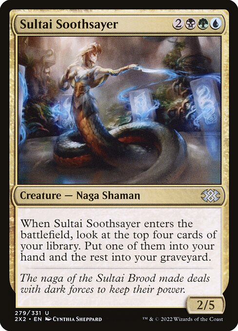 Double Masters 2022 - 279 - Sultai Soothsayer - Uncommon - Multi - Non-foil
