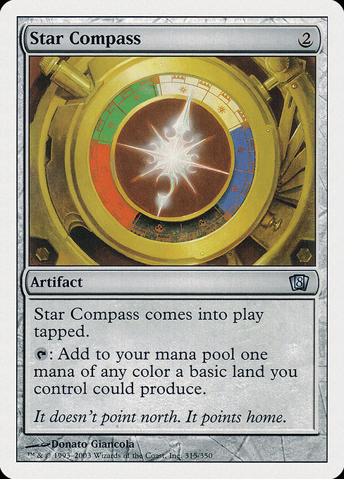 Eighth Edition - 315 - Star Compass - Uncommon - C - Non-foil