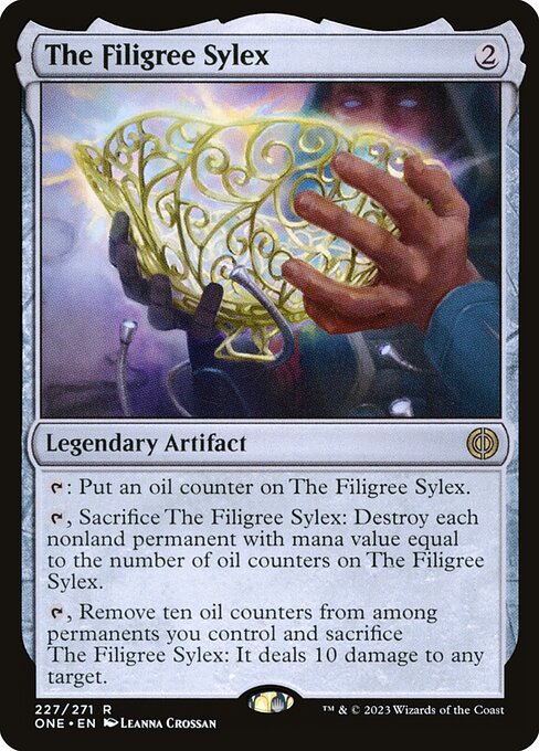 Phyrexia: All Will Be One - 227 - The Filigree Sylex - Rare - C - Non-foil