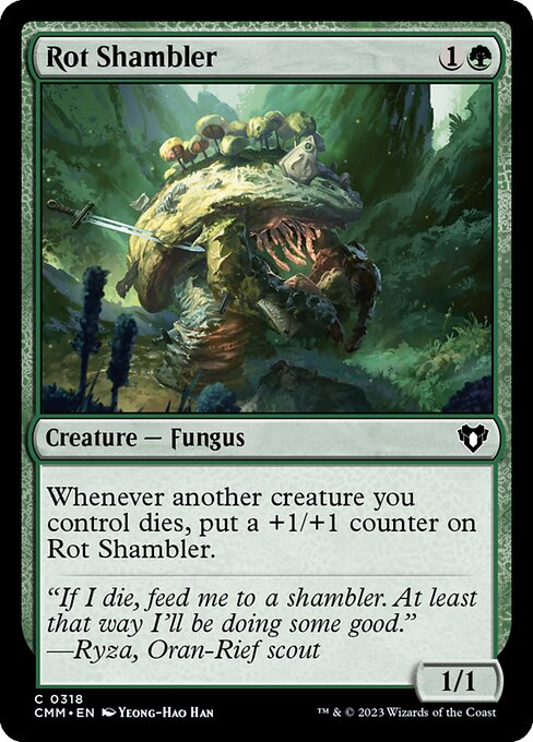 Commander Masters - 318 - Rot Shambler - Common - G - Foil