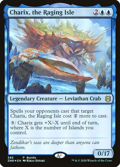 Zendikar Rising - 386 - Charix, the Raging Isle - Rare - U - Foil - Promo