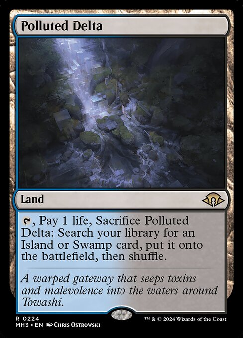 Modern Horizons 3 - 224 - Polluted Delta - Rare - C - Non-foil