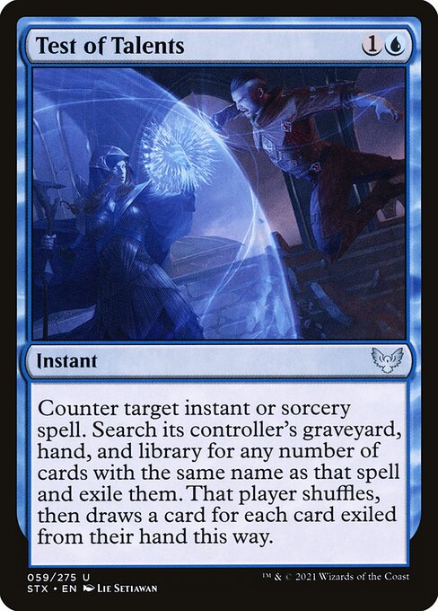 Strixhaven: School of Mages - 59 - Test of Talents - Uncommon - U - Non-foil