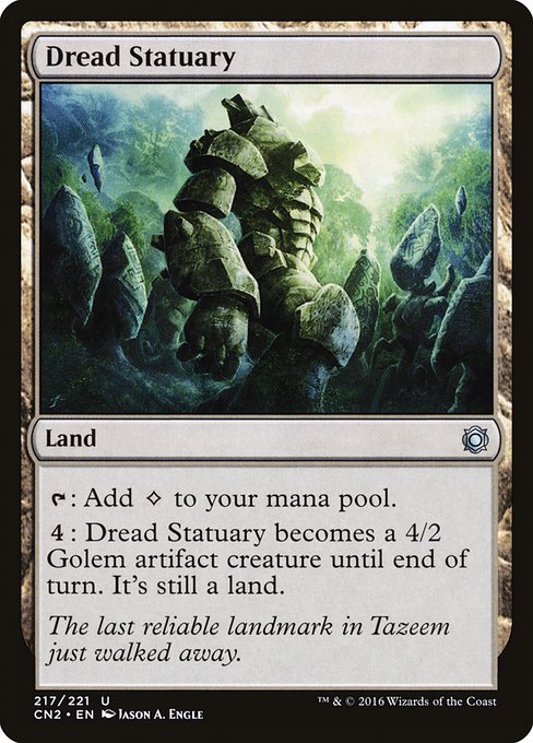 Conspiracy: Take the Crown - 217 - Dread Statuary - Uncommon - C - Non-foil