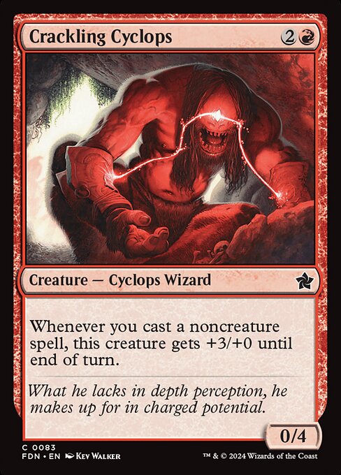 Foundations - 83 - Crackling Cyclops - Common - R - Foil