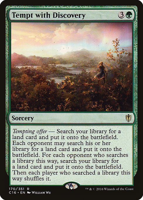 Commander 2016 - 170 - Tempt with Discovery - Rare - G - Non-foil