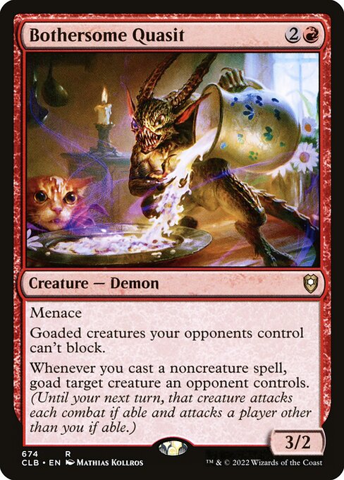 Commander Legends: Battle for Baldur's Gate - 674 - Bothersome Quasit - Rare - R - Non-foil