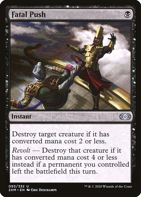 Double Masters - 93 - Fatal Push - Uncommon - B - Non-foil