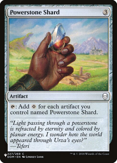 The List - DOM-227 - Powerstone Shard - Common - C - Non-foil