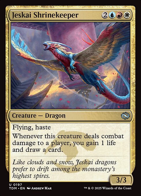 Tarkir: Dragonstorm - 197 - Jeskai Shrinekeeper - Uncommon - Multi - Non-foil