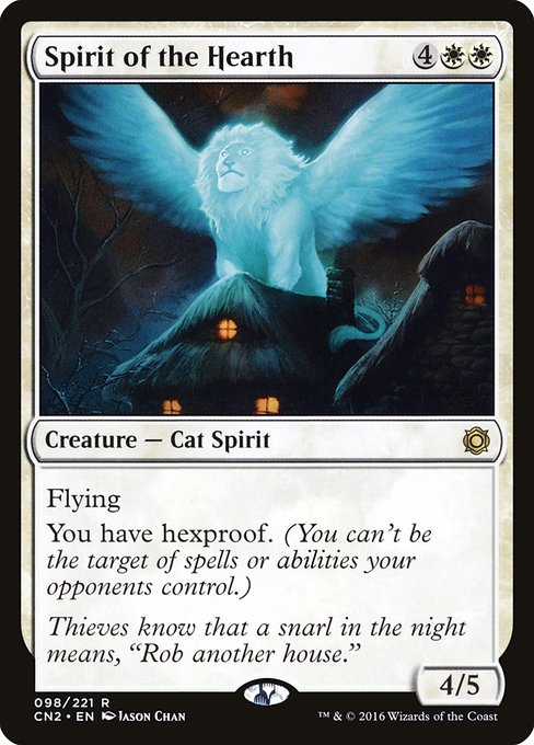 Conspiracy: Take the Crown - 98 - Spirit of the Hearth - Rare - W - Non-foil