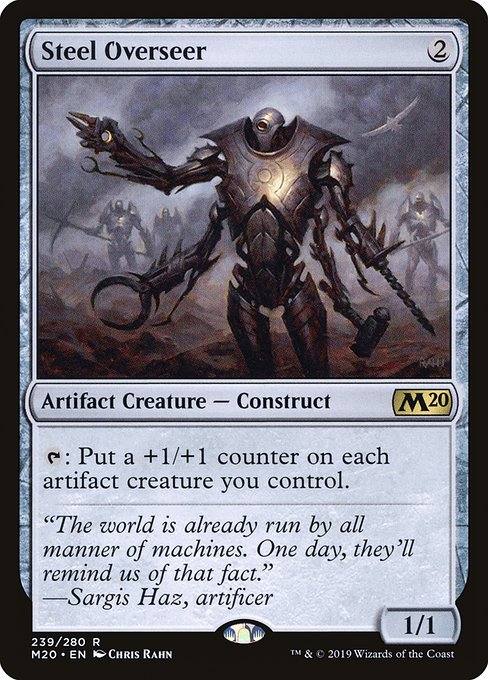 Core Set 2020 - 239 - Steel Overseer - Rare - C - Foil
