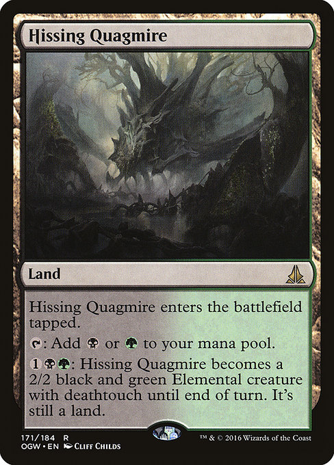Oath of the Gatewatch - 171 - Hissing Quagmire - Rare - C - Non-foil