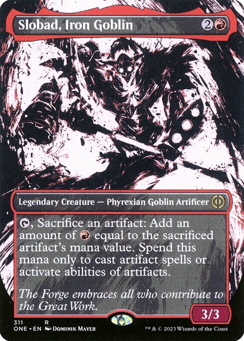 Phyrexia: All Will Be One - 311 - Slobad, Iron Goblin - Rare - R - Non-foil