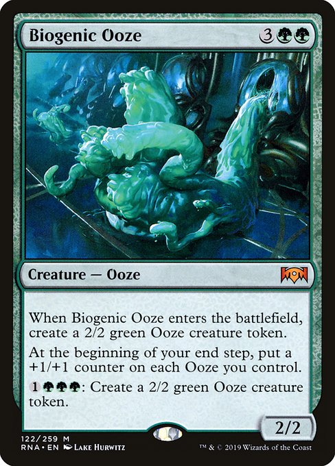 Ravnica Allegiance - 122 - Biogenic Ooze - Mythic - G - Non-foil