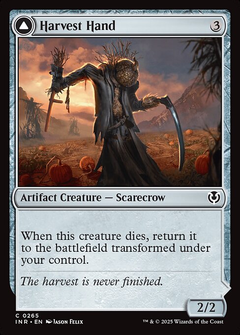Innistrad Remastered - 265 - Harvest Hand // Scrounged Scythe - Common - C - Non-foil