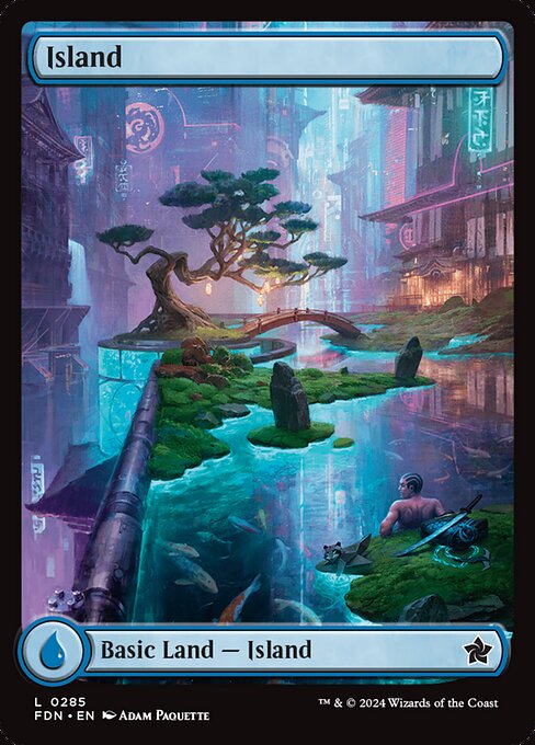 Foundations - 285 - Island - Common - C - Non-foil