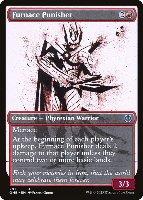 Phyrexia: All Will Be One - 291 - Furnace Punisher - Uncommon - R - Non-foil