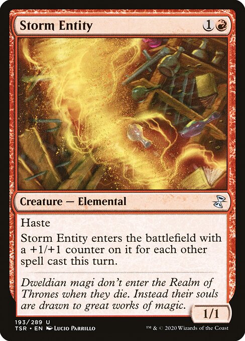 Time Spiral Remastered - 193 - Storm Entity - Uncommon - R - Non-foil